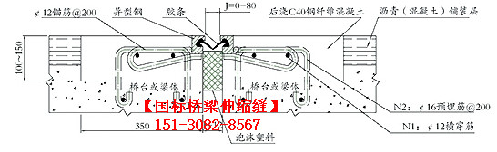 橋梁伸縮縫 異型鋼d80伸縮縫裝置 模數(shù)式型鋼伸縮縫
