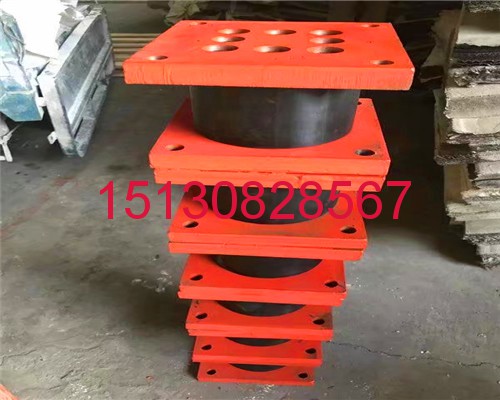 鉛芯橡膠支座三維圖 橡塑HDR高阻尼鉛芯隔震支座廠家151-3082-8567