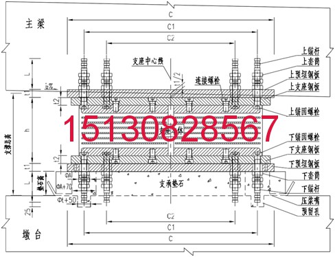 球型橡膠支座 QZ球型橡膠支座選橡塑專業(yè)大廠151-3082-8567