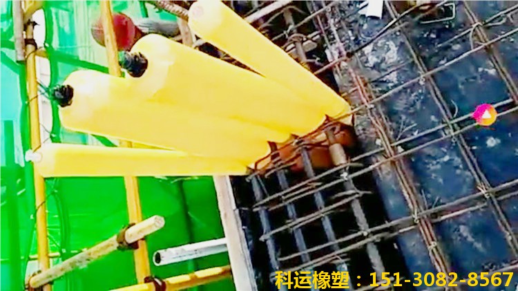 建筑梁柱混凝土隔斷攔茬充氣氣囊工具加工定做廠家1